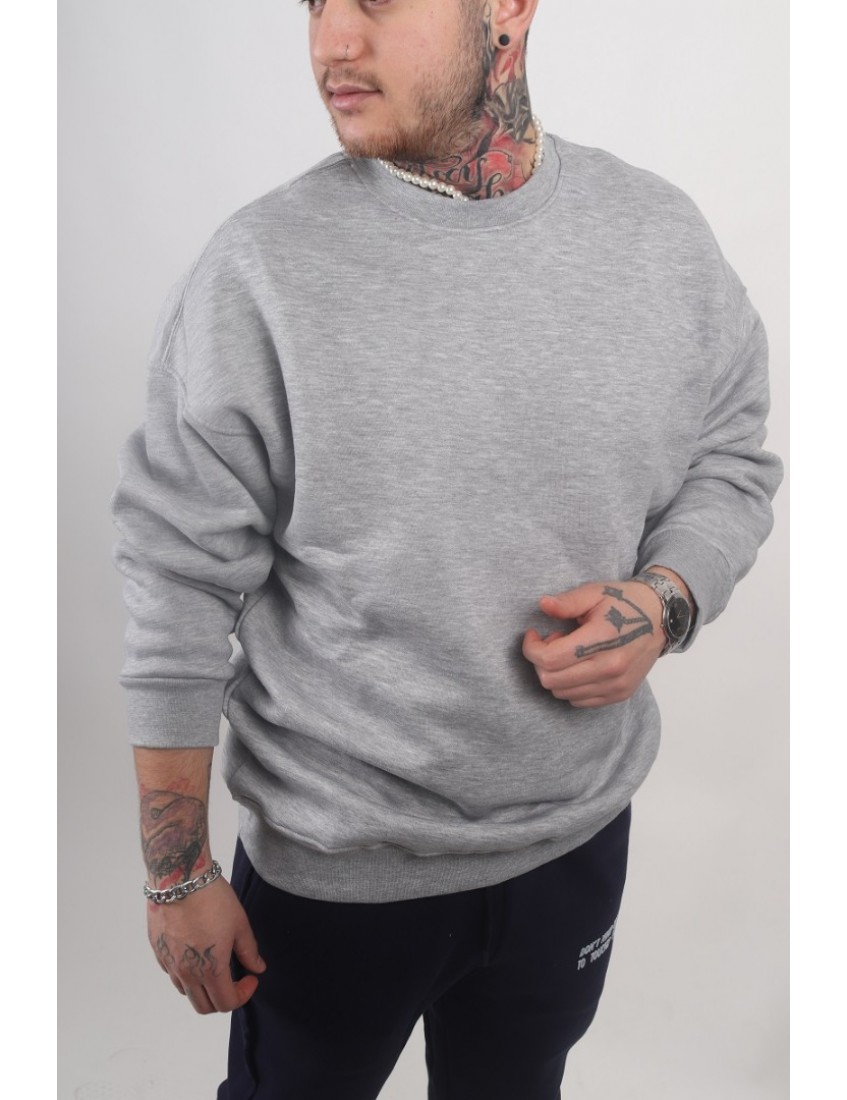 Gri Urban Oversize Erkek Sweatshirt