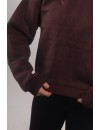 Kahverengi  Oversize Kadın Sweatshirt